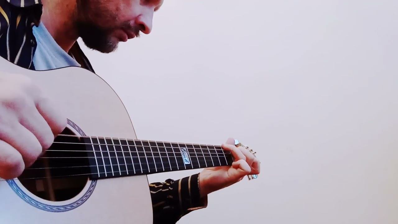 Фрагмент пьесы для гитары "Остановившееся время" - Guitar piece "Stopped Time" fragment смотреть онлайн