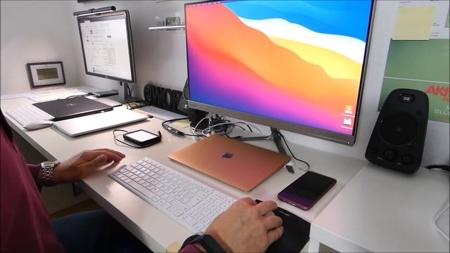 Mein erster Mac [ Apple MacBook Air M1 ] Windows Wechsel zu Apple macOS - Teil 3 Hardware einbinden смотреть онлайн