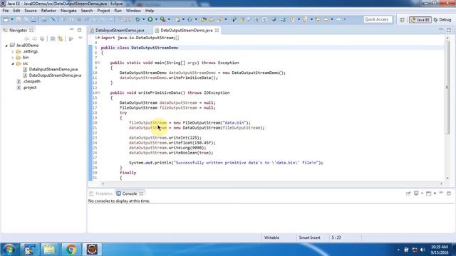 What is DataOutputStream in Java? | Java IO | Java Tutorial
