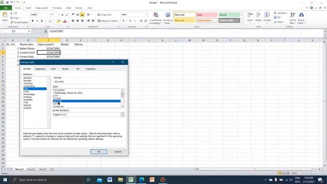 Microsoft EXCEL - fișa de lucru 2 смотреть онлайн