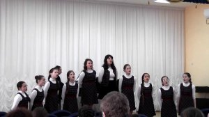 Ансамбль старших классов. М.Мусоргский "Вечерняя песня"