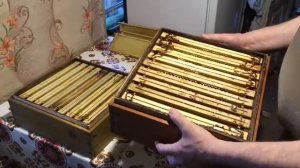 Зимовка пчёл в омшанике.