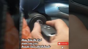 Programming Remote Key Chevrolet Orlando