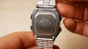 Обзор и настройка Casio A178WEA - годный раритет из Casio collection