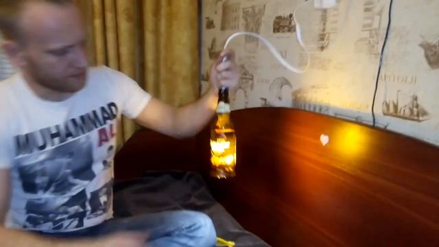Делаем светильник из пивных бутылок . #1 смотреть онлайн