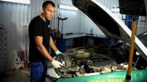 Чистим впуск скорлупой грецкого ореха. Bmw n47.