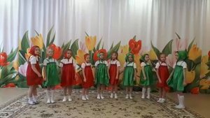 "Матрёшки", русская народная песня - Народное пение - Ансамбль "Звёздочки"