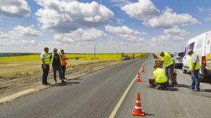 В Милославском районе ремонтируют 20 километров трассы