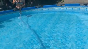 ЧИСТИМ КАРКАСНЫЙ БАССЕЙН САМОДЕЛЬНЫМ ПЫЛЕСОСОМ 💦 Уход за домашним бассейном 🌴