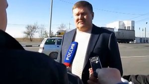 Пограничный пункт Армянск на границе Крыма и Украины