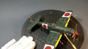 Ki-84 Hayate(Frank) Краткий обзор готовой  модели. Tamiya 1:48