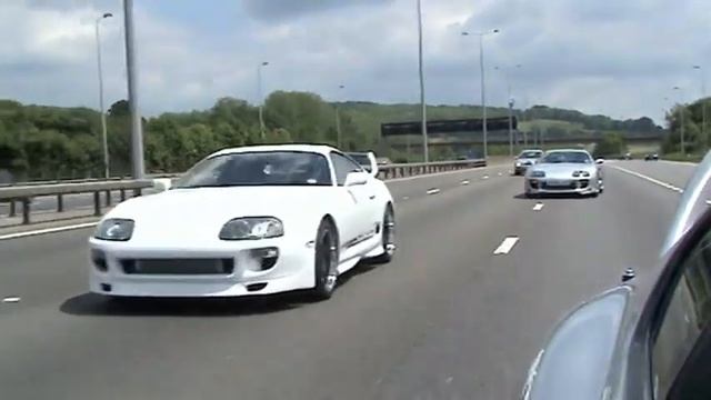 Toyota Supra Convoy to The Fairmile, Surrey, June 2010 смотреть онлайн