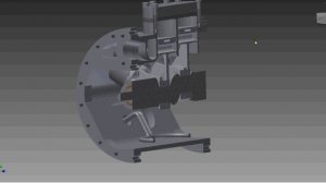 Блок картер полугерметичного компрессора