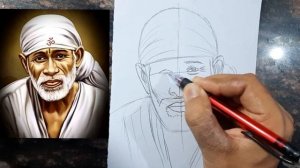 Very Easy way to Draw Saibaba