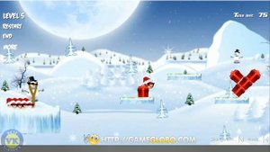 Angry Birds Space Xmas Gameplay No Comentary