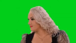 Футаж!Хромакей, девушка, танец!