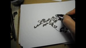 Encre / Ink Capoeira 46