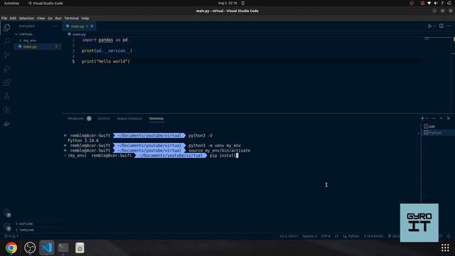 How to create Python Virtual Environment in Ubuntu 18.04/20.04 2023 смотреть онлайн