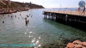 ПЛЯЖ отеля Albatros Sharm 4*/ Beach Albatros Resort, бухта Шарм Эль Майя