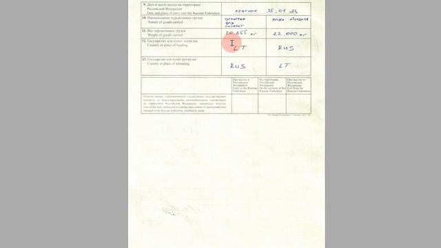 Заполнение РОССИЙСКОГО разрешения  разрешения / дозвола 2022 года