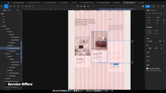 Figma Interior Design Agency Website Template Speed Art 03- Interio смотреть онлайн