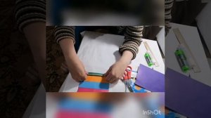 Открытка "Зонтик" с объёмным рисунком