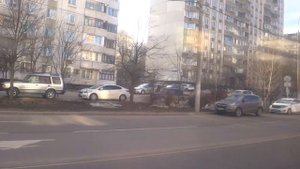 Москва, автобус 523, участок Станция Бутово - Детская поликлиника