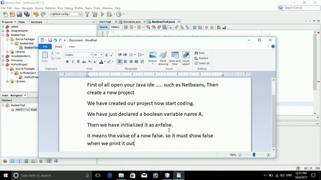 Simple Java Program To Test Boolean Logics смотреть онлайн