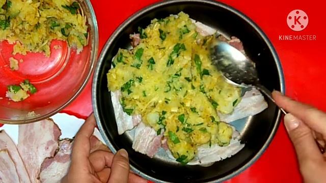 Как приготовить КАРТОФЕЛЬНУЮ ЗАПЕКАНКУ С БЕКОНОМ.. Запеканка из картофельного пюре.. ЛЕГКО ГОТОВИТЬ смотреть онлайн