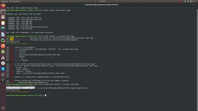 npx create-react-app not working! смотреть онлайн