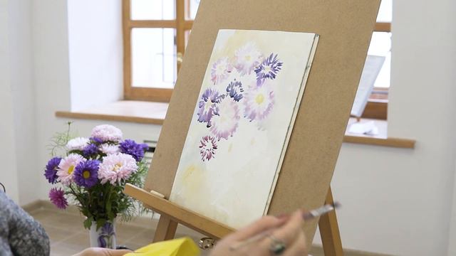 акварель мастер клас Любові Бєлінської