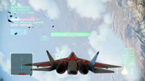 Ace Combat Infinity: PAK FA Т-50 Akula 15 lv., 4AAM 5 lv., B7R, Rank S, MVP