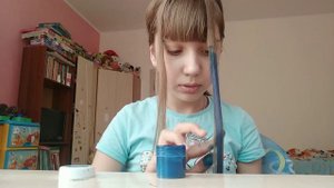 Порчу ВоЛоСы ГуАшЬю... #волосы#крашуволосы#гуашь