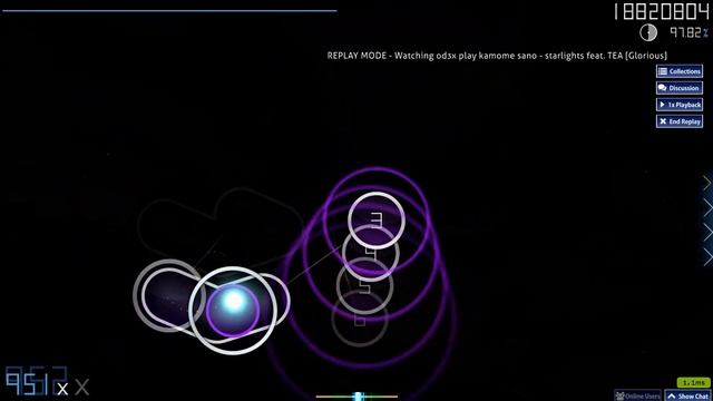 [osu!] starlights feat. TEA - kamome sano[Glorious] смотреть онлайн