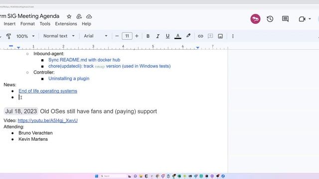 2023 08 01 Jenkins Platform SIG смотреть онлайн