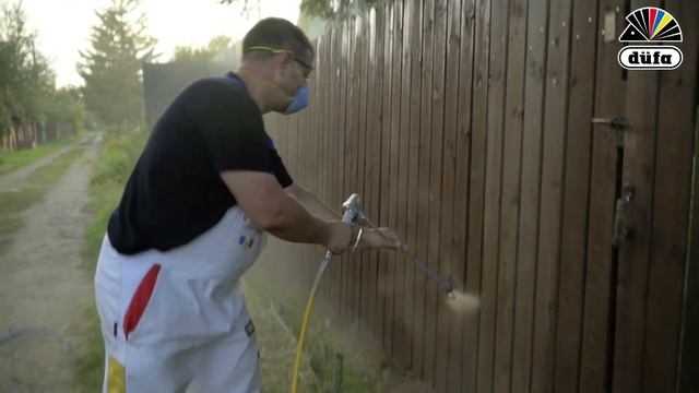 Как наносить пропитку по дереву Woodtex düfa смотреть онлайн