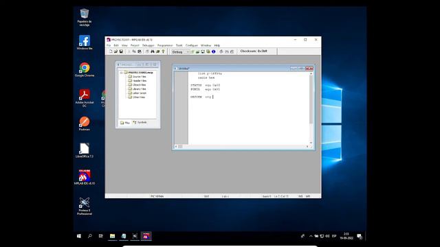Instalación MPLAB y PROTEUS (PIC16F84) смотреть онлайн