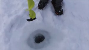 Ледобур Iceberg-130 (R): бурение льда на реке Обь