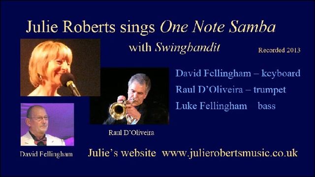 One Note Samba, Julie Roberts UK singer смотреть онлайн