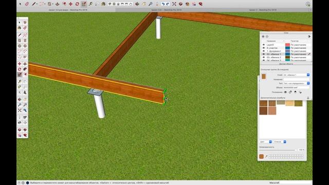 ✪ Обвязка свай из пакета досок. Проектирование каркасного дома часть 2 | FLAT HOUSE DIY смотреть онлайн