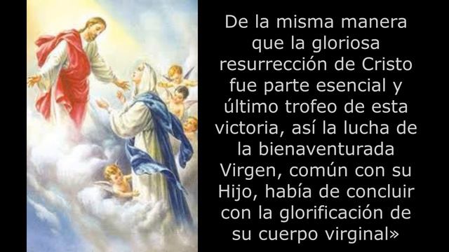 Dogma La Asunción de la Santísima Virgen María a los cielos смотреть онлайн