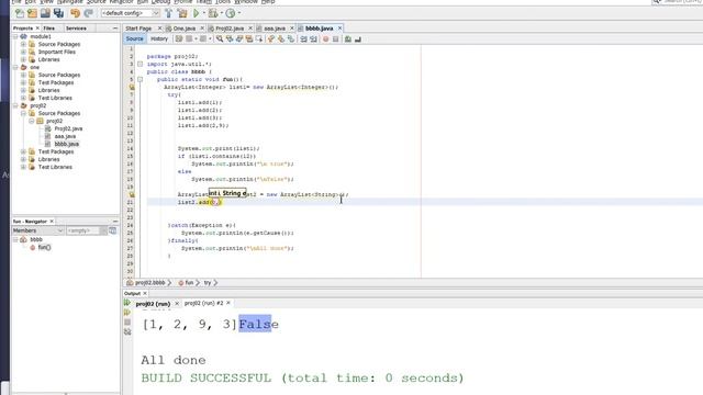 Java List class 01 смотреть онлайн