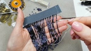 Рабочий процесс.  Делаю КИСТЬ из бисера.