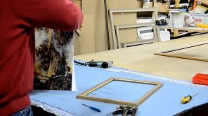 Оформление алмазной вышивки в раму / Алмазная вышивка / Алмазная мозаика / Картина из страз / Декор