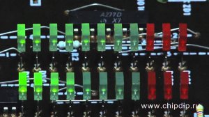 Шкальный светодиодный индикатор на микросхемах ...