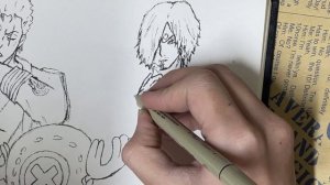 Как нарисовать Санджи за 7 минут