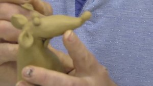 Лепим мышку из глины. Мастер-класс от Андрея Войцещука.