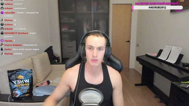 ПЕРВЫЙ СТРИМ С ВЕБКОЙ ? ЛИЦО КЛАУДНЕРА..  ПОКАЗЫВАЮ СКИЛЛ В MINECRAFT