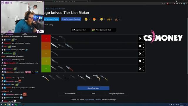 What are the BEST Knives in CS:GO?! fl0m Knife Tier List смотреть онлайн