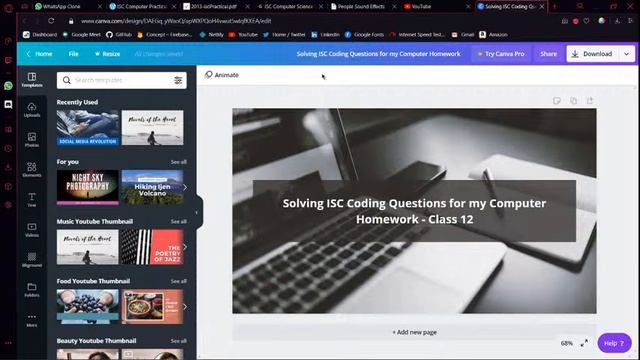 I uh... solved my ISC Computer Homework!!! Live... смотреть онлайн